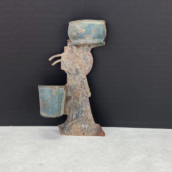 Vintage De Laval Cream Separator Tin Match Toothpick Holder Advertising Decor - Picture 1 of 8